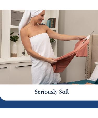 2-Pack Essential Cotton Washcloth Towel Set - Ultra Soft & Absorbent - Luxury Plush Towel for Bathroom & Kitchen - Ivory & Beige - Buy Online on GoSupps.com