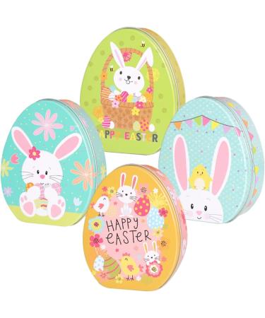 NUOBESTY 16 Pcs Easter Egg Candy Box Container Easter Eggs Empty Treat Boxes Party Favors Snack Child 11xc9cmx4pcs Assorted Colorx4pcs - Buy Online on GoSupps.com