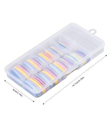 100 Pcs Acrylic Nail Tips - Professional False Nails for Nail Studios & Women | Pure Color Long Artificial Fingernails - Buy Online on GoSupps.com
