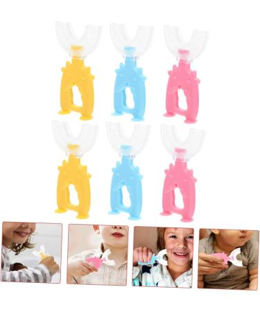 Magiclulu 12 STK U-Shaped Toothbrush for Children - Portable Oral Care Solution | Children's Toothbrush with Handbook - Buy Online on GoSupps.com