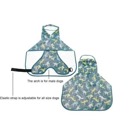 Shop Hykiee Waterproof Dog Raincoat - Adjustable Breathable Jacket for Small to Large Dogs (Size L Green) - Ultimate Rain Protection with Hooded Collar & Abdominal Coverage - Buy Online on GoSupps.com