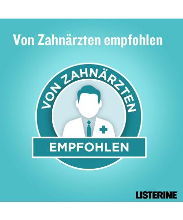 Buy Listerine Cool Mint Alcohol-Free Mouthwash - Antibacterial Mild Taste 6 x 600 ml - Healthy Teeth & Fresh Breath - International Shipping Available - Buy Online on GoSupps.com