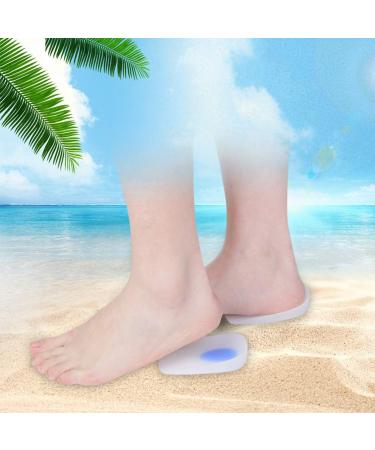 2 Pairs Gel Heel Cushion for Heel Spur & Achilles Tendon Support - Plantar Fasciitis Relief for Men - Best Comfort & Pain Relief - Buy Online on GoSupps.com