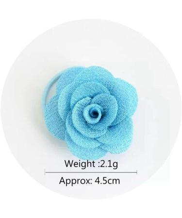 Baby Girls Hair Ties Rope 13PCS Small Seamless Hair Bands Ponytail Holder No Damage Flower Hairbands for Kids Toddlers 13pcs Camellia - Buy Online on GoSupps.com