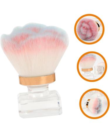 Beavorty powder brush nail dust brush makeup nail cleaning makeup supplies cosmetic applicator manicure blush brush cosmetic abs dense travel foundation - Buy Online on GoSupps.com