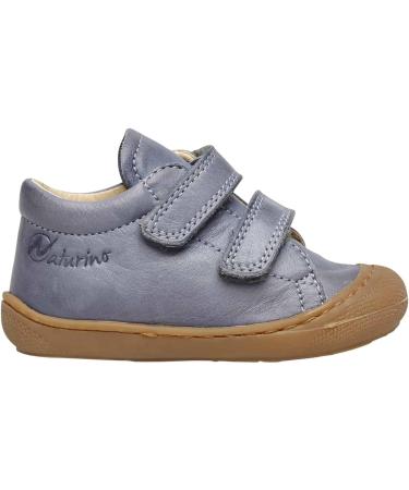 Naturino Cocoon VL Leather First Steps Shoes - Skyblue, Size 4 UK Child - Buy Online on GoSupps.com