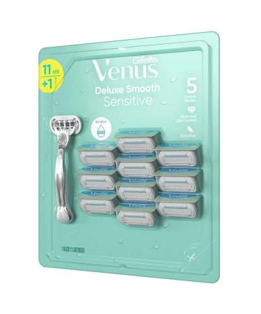 Gillette Venus Deluxe Smooth Razor - 11 Count | Long-lasting, Close Shave - Buy Online on GoSupps.com