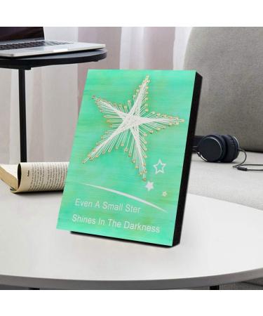 Yosoo Star DIY Nail String Art Kit - 3D Drawing Nails Winding Lines Painting - Green - Home Office Decor - Buy Online on GoSupps.com