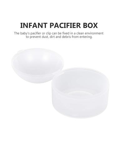 Exceart 10-Pack Pacifier Storage Box | Baby Pacifier Case Holder for Dust Protection & Organized Storage - Buy Online on GoSupps.com