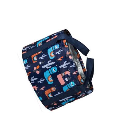 rongweiwang Foot Bath Basin Foldable Water Storage Bucket Large Capacity Portable Feet Spa Travel Camping Soak Wash Bag Dark Blue