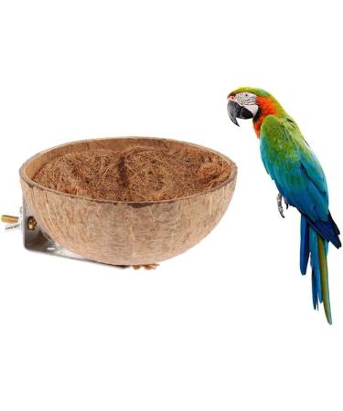 Buy SM SunniMix Coconut Shell Bird Nest Toy for Budgerigar Cockatiel Parrot & Lovebird - Perfect for Pet Birds - Fast International Shipping - Buy Online on GoSupps.com