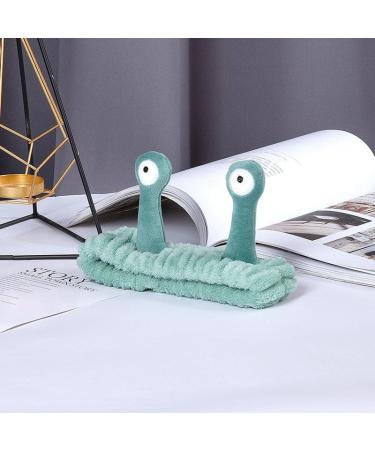 Cute Snail - Frog Makeup Headband Set for Skincare Products Face Wash Beauty Spa Women and Girls Green - Buy Online on GoSupps.com