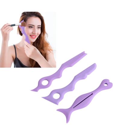 3pcs Silicone Stencil Eyebrow Shaping Stencils Aid Tool for Makeup Beginners - Buy Online on GoSupps.com