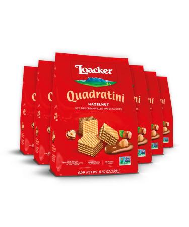Quadratini 250gx6 Hazelnut Hazelnut 8.82 Ounce (Pack of 6)