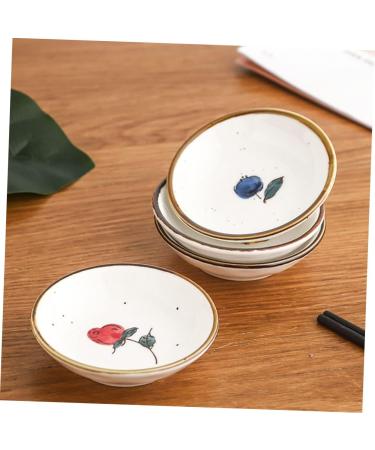 Zerodeko 8 Pcs Hand-Painted Saucer Flavor Seasoning Plate Simple Dish Ceramic Dipping Plate Tea Bag Butter Ketchup Dish Vinegar Dish Sauce Bowl White Dipping Vegetables Fresh Ceramics 9.5X9.5X2.5CMx4pcs Whitex4pcs - Buy Online on GoSupps.com