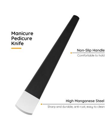 Pedicure Knife Set with Carry Bag - 4pcs Ingrown Toenail Correction Nippers Clipper Remover - High Manganese Steel Nail Care Cutter for Calluses - Beauty Salon & Home Use - Buy Online on GoSupps.com