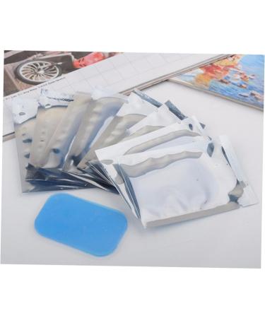 50 Pieces Leaf Fitness Matte Pads - Gym Polster Replacement Gel Pads & Belly Massage Stimulator Stickers - Blue Fitness Mat Accessories - Buy Online on GoSupps.com