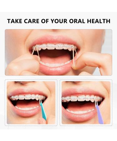 25 Pack Orthodontic Elastic Tools - Plastic Braces Placemakers Rubber Band Removers & Clamps for Easy Dental Care - Buy Online on GoSupps.com