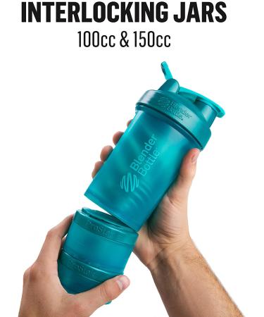 BlenderBottle ProStak Black 22 oz | Durable & Convenient Mixing Solution - Buy Online on GoSupps.com