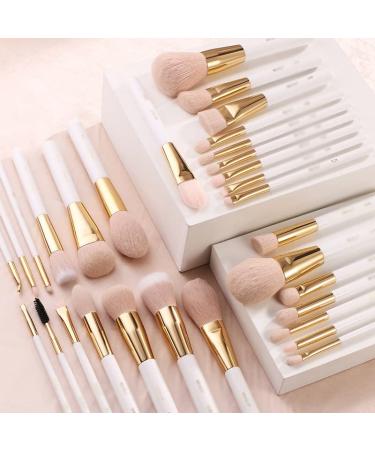 Professional Pink Makeup Brush Set - Synthetic Foundation & Eyeshadow Brushes for Flawless Application | International Shipping Available - Buy Online on GoSupps.com