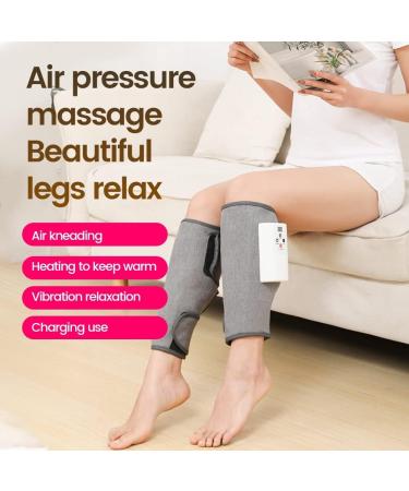 Leg Air Pressure Massager - Heating Vibration Calf Massage for Muscle Pain Relief & Slimming - Buy Online on GoSupps.com