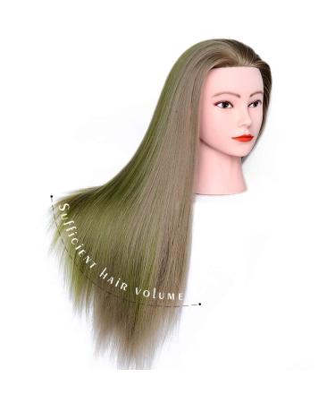 FABA 26-28 Cosmetology Mannequin Head with Hair - Styling & Braiding Practice Doll with Free Clamp - Buy Online on GoSupps.com