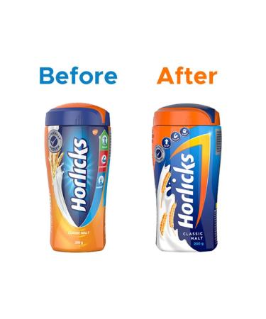 Horlicks Health & Nutrition drink - 200 g Pet Jar (Classic Malt) - Buy Online on GoSupps.com