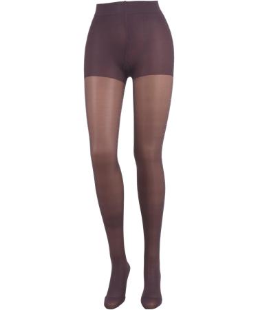 Compressana Calypso 140 Support Tights - 15-18 mmHg Compression - Trendy Aubergine - Size M (40-42) - Effective Support Class 3 - Buy Online on GoSupps.com