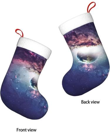 Ffexs Watermelon New Year Christmas Velvet Socks - Abstract Universe Design One Size - International Shipping Available - Buy Online on GoSupps.com