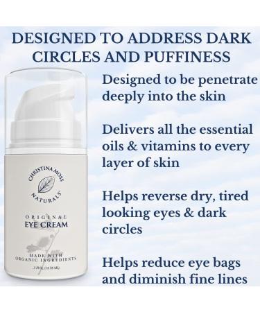 Under Eye Cream for Dark Circles and Puffiness - Anti Aging Treatment for Wrinkles, Hydrating Formula - 0.5 Fl Oz Unscented Eye Cream for Women and Men - Buy Online on GoSupps.com