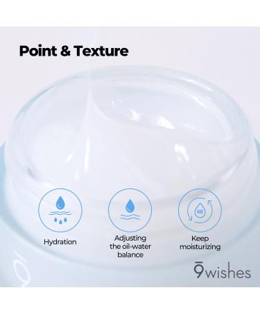 9 Wishes Hydra Ampule Cream 1.7Fl. Oz - Powerful Hydration Facial Moisturizer with Coconut Water for Long-Lasting Moisture | International Shipping Available - Buy Online on GoSupps.com