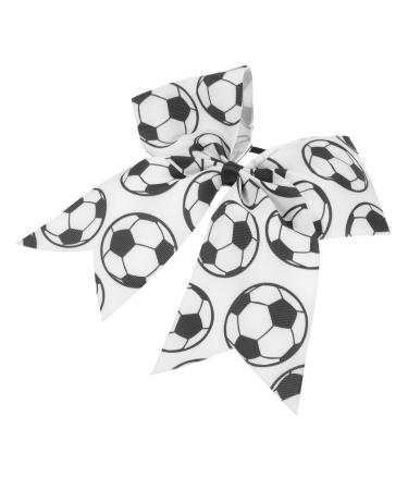 MAGICLULU Soccer Hair Bow Football Hair Ribbons Bows for Hair Hair Accessories Hair Ties for Hair Bow Ties Cute Hair Ties Bow Girl Hair Rope Hair Ties for Sports Child