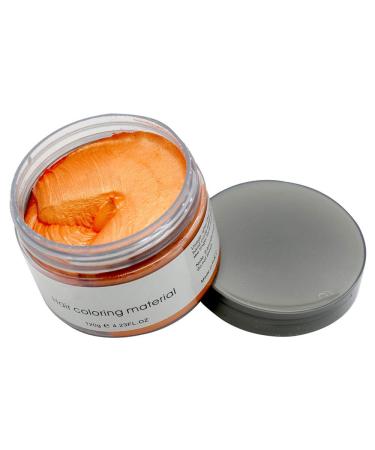 MOFAJANG Unisex Hair Color Dye Wax Styling Cream Mud - 4.23 OZ Natural Temporary Hairstyle Pomade (Orange) | Perfect for Halloween, Parties, and Cosplay - Buy Online on GoSupps.com
