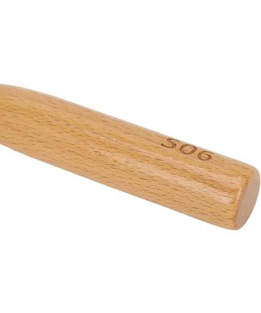 Beech Wood Neck Duster Brush Ergonomic Handle Compact Portable for Barber Hair Neck Duster - Buy Online on GoSupps.com