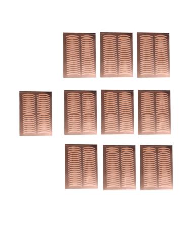 Ipetboom Makeup Gadgets 25 Sheets Double Eyelid Sticker Stickers Hooded Droopy Invisible Double Eyelid Tape Girl Web Text