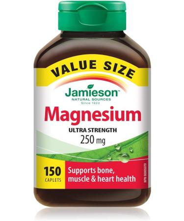 Jamieson Women's Probiotic Complex 7 Billion 45 Veg caps & Magnesium 250 mg Ultra Strength - Value Size Probiotic + Magnesium 250 mg - Buy Online on GoSupps.com