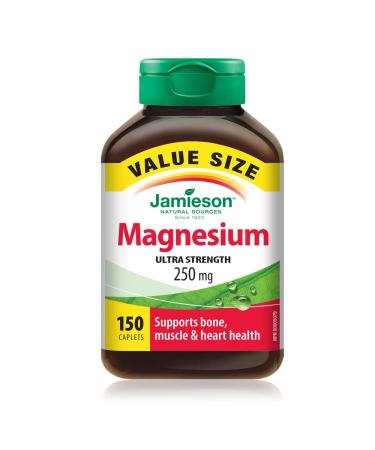 Jamieson Magnesium 250 mg 150 caplets Value Size