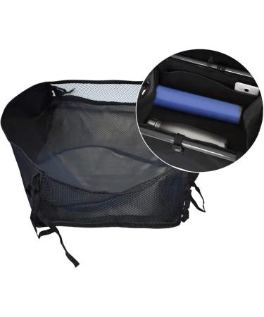 Wheelchair Storage Bag - Rollator Underseat Organizer Lightweight Elderly Walker Basket Basket Pouch for Rollator Elderly Walker Basket Scooters Shopping Black (Black) - Buy Online on GoSupps.com