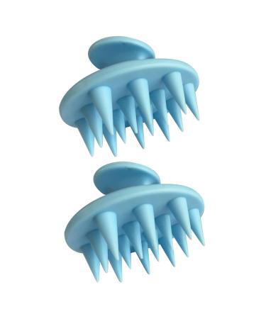 Toranysadecegumy 2 x Scalp Massager Shampoo Brush Scalp Care Brush Blue