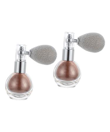 NOLITOY 6 Pcs Spray Glitter Highlighters Decor Hair Powder Loose Powder Perfume Bottle Body Phosphor Powder As Shownx3pcs 7.5x6cmx3pcs