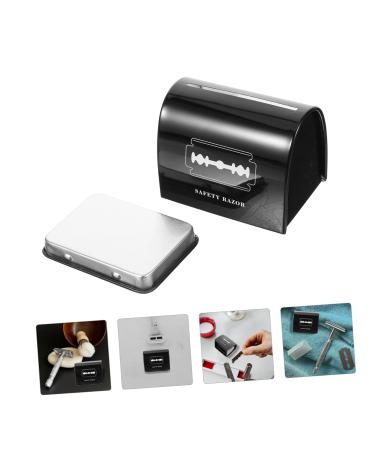 Hapinary Razenklingen Bank Disposal Case - Metal Blade Dispenser & Container | Trustproof Steel for Safe Blade Disposal - Buy Online on GoSupps.com