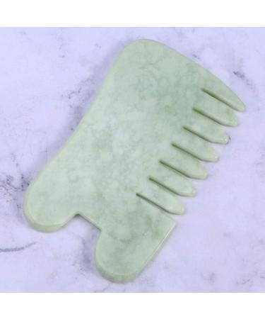 Artibetter Jade Gua Sha Massage Tool - Comb Shape for Spa Acupuncture Therapy & Trigger Point Relief - International Shipping Available - Buy Online on GoSupps.com