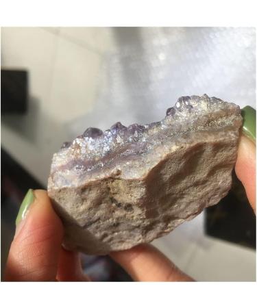 Beautiful 1PC Natural Amethyst Cluster Crystal Electroplating Titanium Quartz Cluster Stone Natural Quartz Crystal Room Decoration Full of Texture (Size : 50-100g) - Buy Online on GoSupps.com