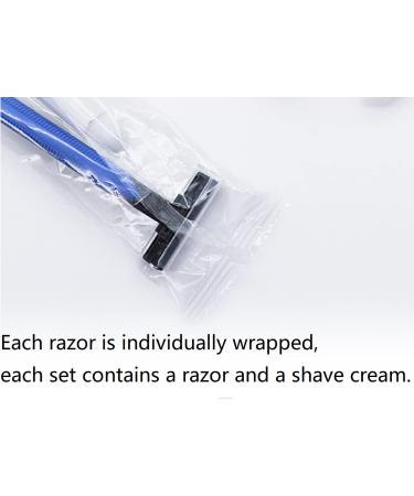 Bulk Disposable Razors for Men & Women - Individually Wrapped 200 Pack | Multipurpose Blue Razors - Buy Online on GoSupps.com