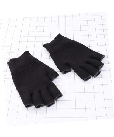 Ipetboom 2 Pairs Moisturizing Gloves Black Gloves Whitening Glove Spa Glove Hydrating Glove Gel Gloves Mositurizing Glove Fingerless Apparel - Buy Online on GoSupps.com