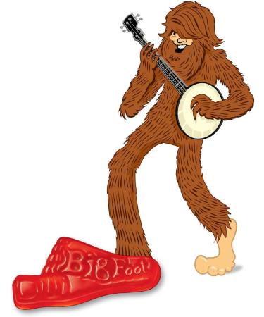 Hershey's Allan Candy Big Foot Raspberry - Gummy Candy Bulk Size 2.5kg - Buy Online on GoSupps.com