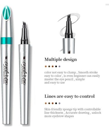 dfgsxifc Archdefine 3D Microblading 4-Tip Eyebrow Pen - Giphogantic 3D Waterproof Microblading Eyebrow Pen Glowly Secret Eyebrow Pen Revolutionary Eyebrow Pencil (Gray) - Buy Online on GoSupps.com