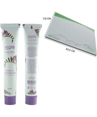 Sabrina Rudnik Hand and Nail Balm 45 ml Fressia Scent Pack of 3 + Notepad varivendo - Buy Online on GoSupps.com