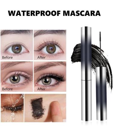 3D Curling Metal Mascara - Waterproof - Hairless - Washable and Extra Fine - No Clumping (Black) (Black) - Buy Online on GoSupps.com