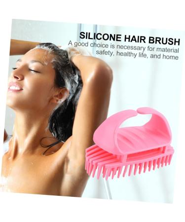 Iwowhero 2 Piece Hairbrush Set - ABS Scalp Washer & Massage Brush - Pink Shampoo Scalp Cleaner Device for Adults - 10.5x7x5.5cm - Buy Online on GoSupps.com